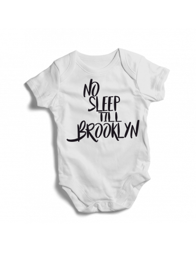 No sleep till brooklyn, baby bodysuit