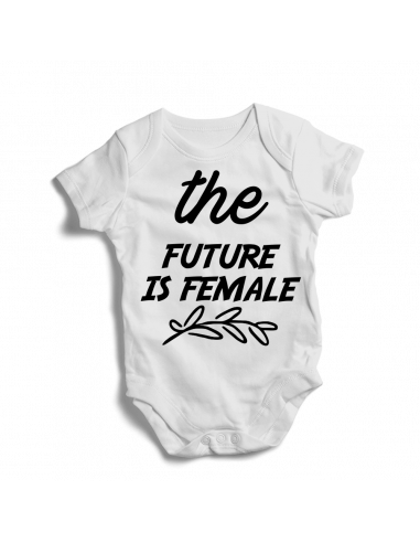 The future is female, baby bodysuit