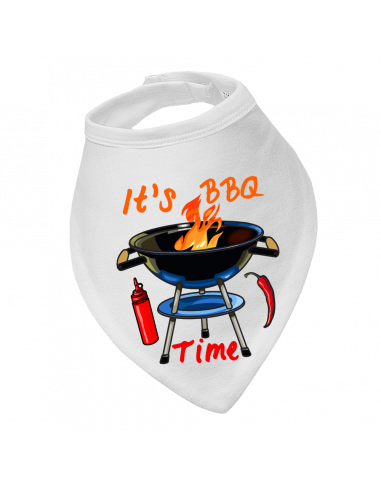 Baby bandana bib It's BBQ time