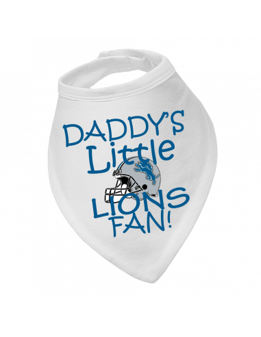 Baby bandana bib Daddy's Little Lions Fan!