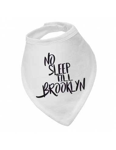 Baby bandana bib No Sleep Till Brooklyn
