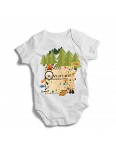 Adventure, camping time, baby bodysuit