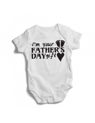 I'm your father's day gift, baby bodysuit