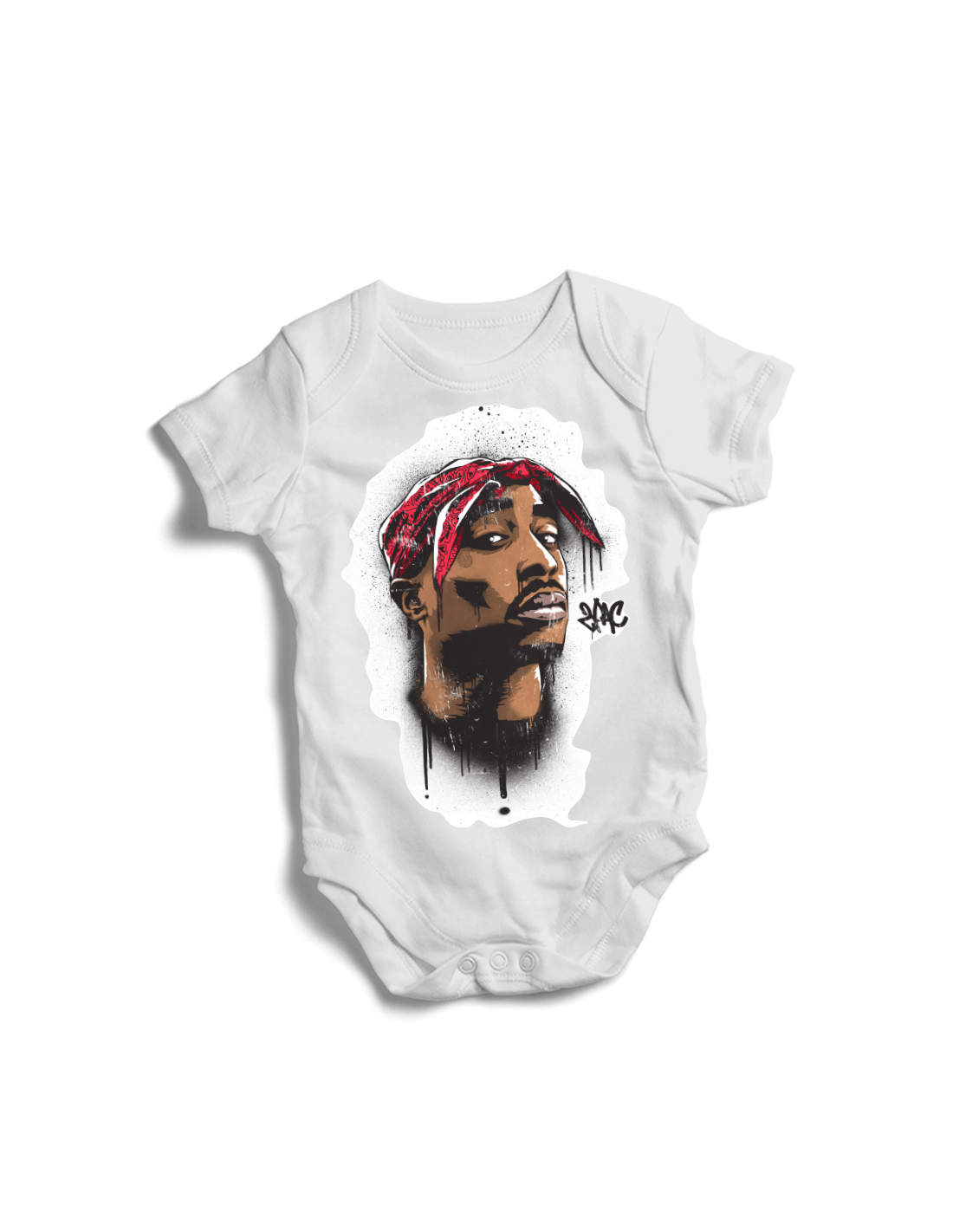 Tupac Shakur,rap baby onesies shop Size New Born Sleeves Short Sleeve