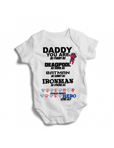 personalised baby bodysuit