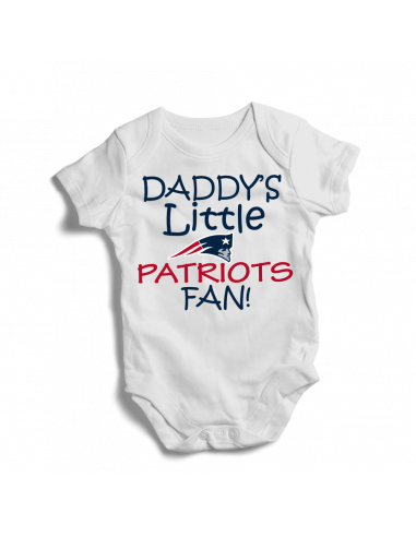 Daddy's little Patriots fan! Baby football fan onesie