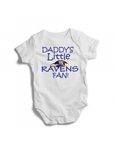 Daddy's little Ravens fan! Baby football fan onesie