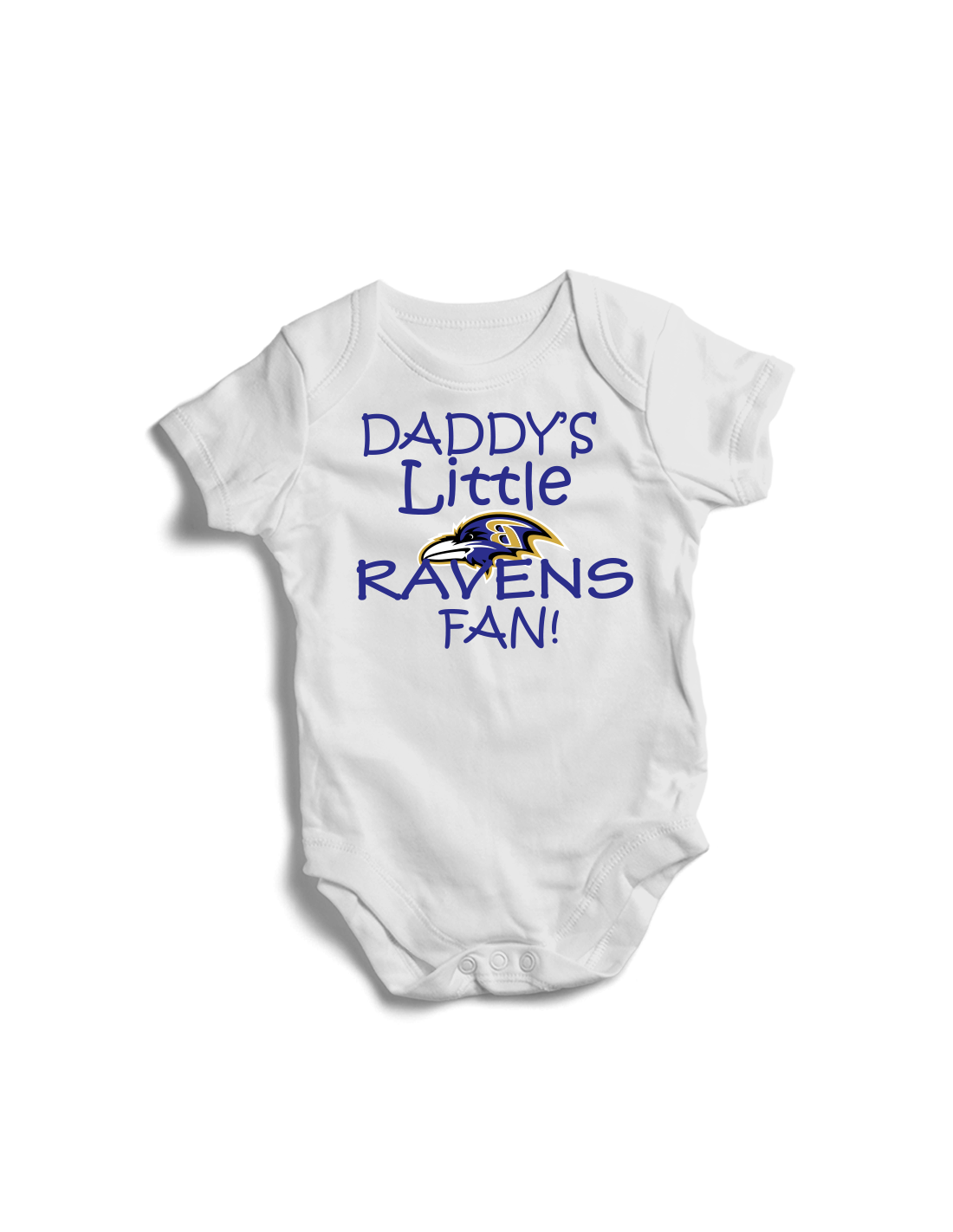 newest Ravens fan BLUE baby body customized personalized NAME NUMBER clothing kids toddler football baby bodysuit